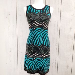 NWOT Banana Republic Issa Zebra Sweater Dress